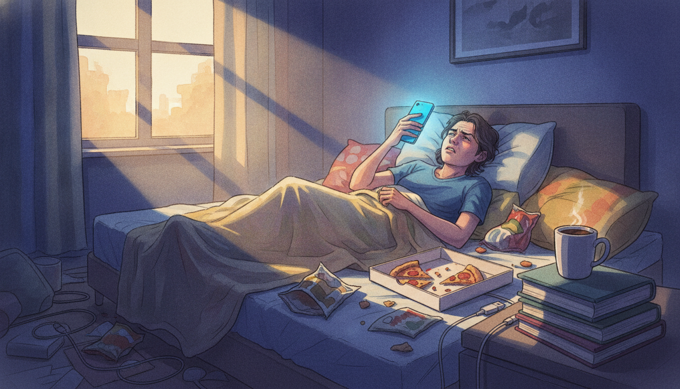 眠れない時にやってはいけないNG行動