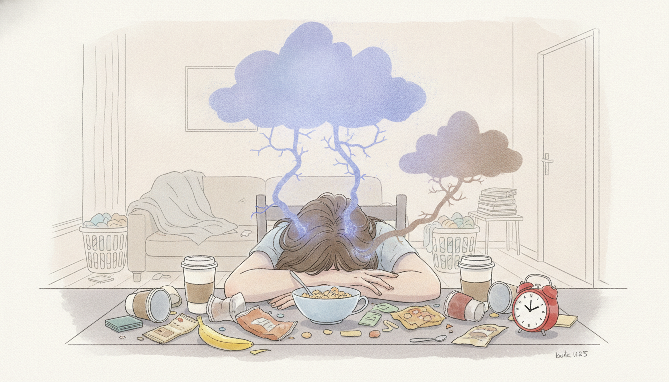 睡眠不足が脳と体に蓄積するメカニズム