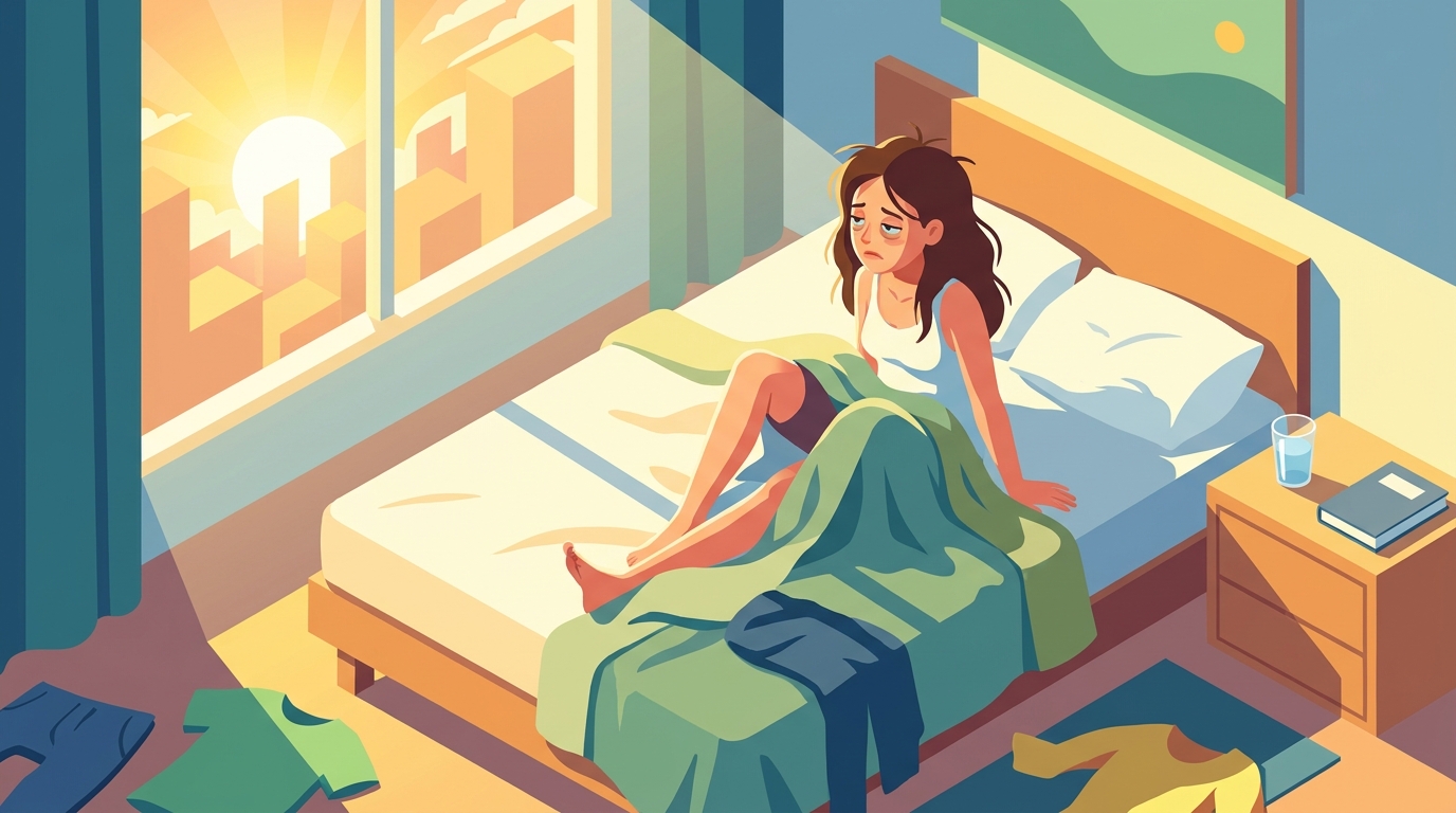 眠れないまま朝になった原因と乗り切る対処法・受診の目安